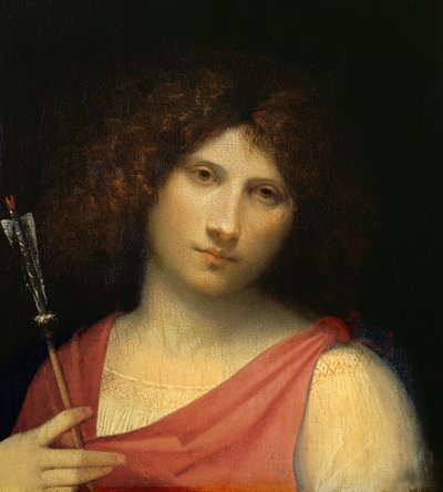Youth Holding an Arrow by Giorgione da Castelfranco